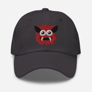 Pickleball Monsta Unstructured Hat – Rally (Red/Gray)