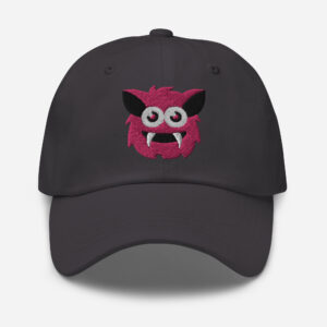 Pickleball Monsta Unstructured Hat – Rally (Magenta/Gray)