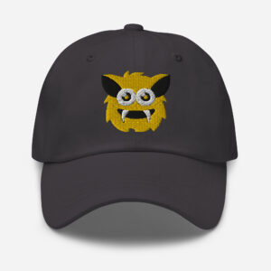 Pickleball Monsta Unstructured Hat – Rally (Yellow/Gray)