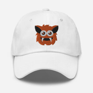 Pickleball Monsta Unstructured Hat – Rally (Orange/White)
