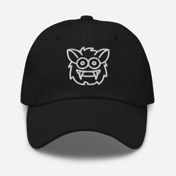 Pickleball Monsta Unstructured Hat - Rally (White/Black) - Outline