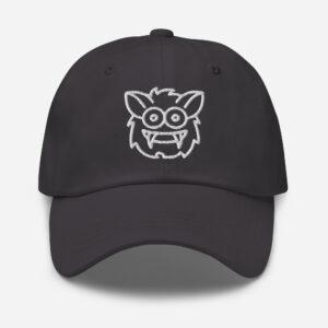 Pickleball Monsta Unstructured Hat - Rally (White/Gray) - Outline