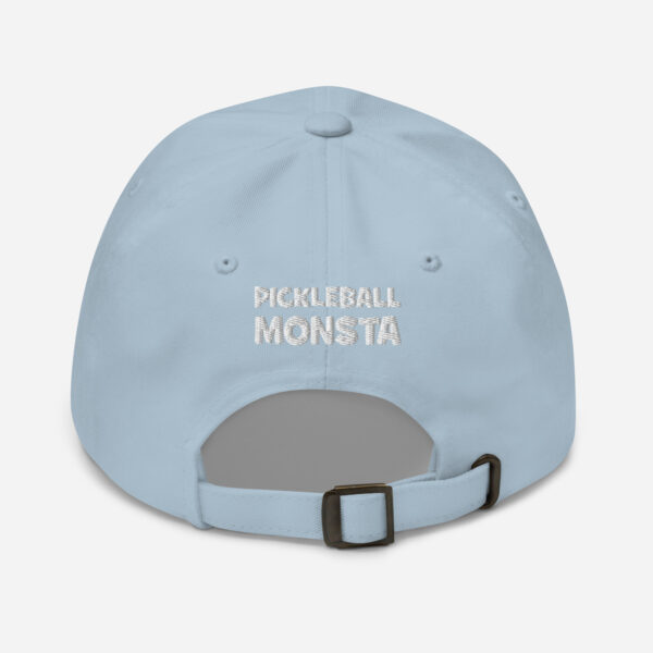 Pickleball Monsta Unstructured Hat - Rally (White/Powder) - Outline - Image 2