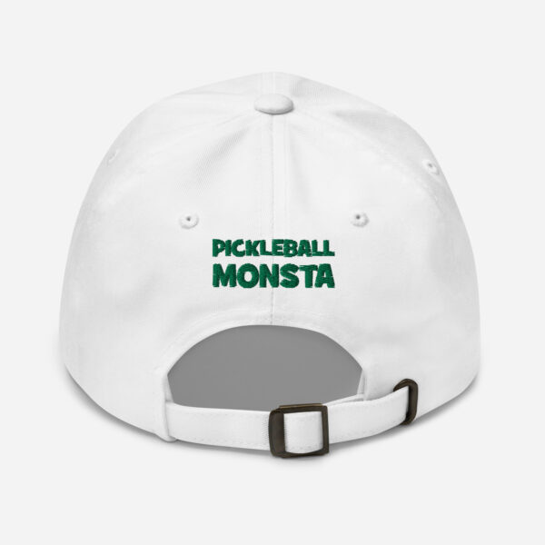 Pickleball Monsta Unstructured Hat - Rally (Kelly/White) - Outline - Image 2