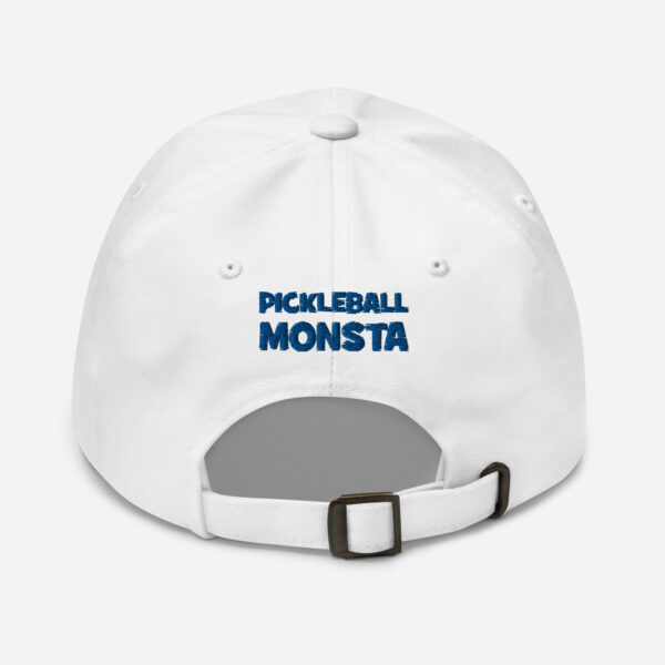 Pickleball Monsta Unstructured Hat - Rally (Royal/White) - Outline - Image 2