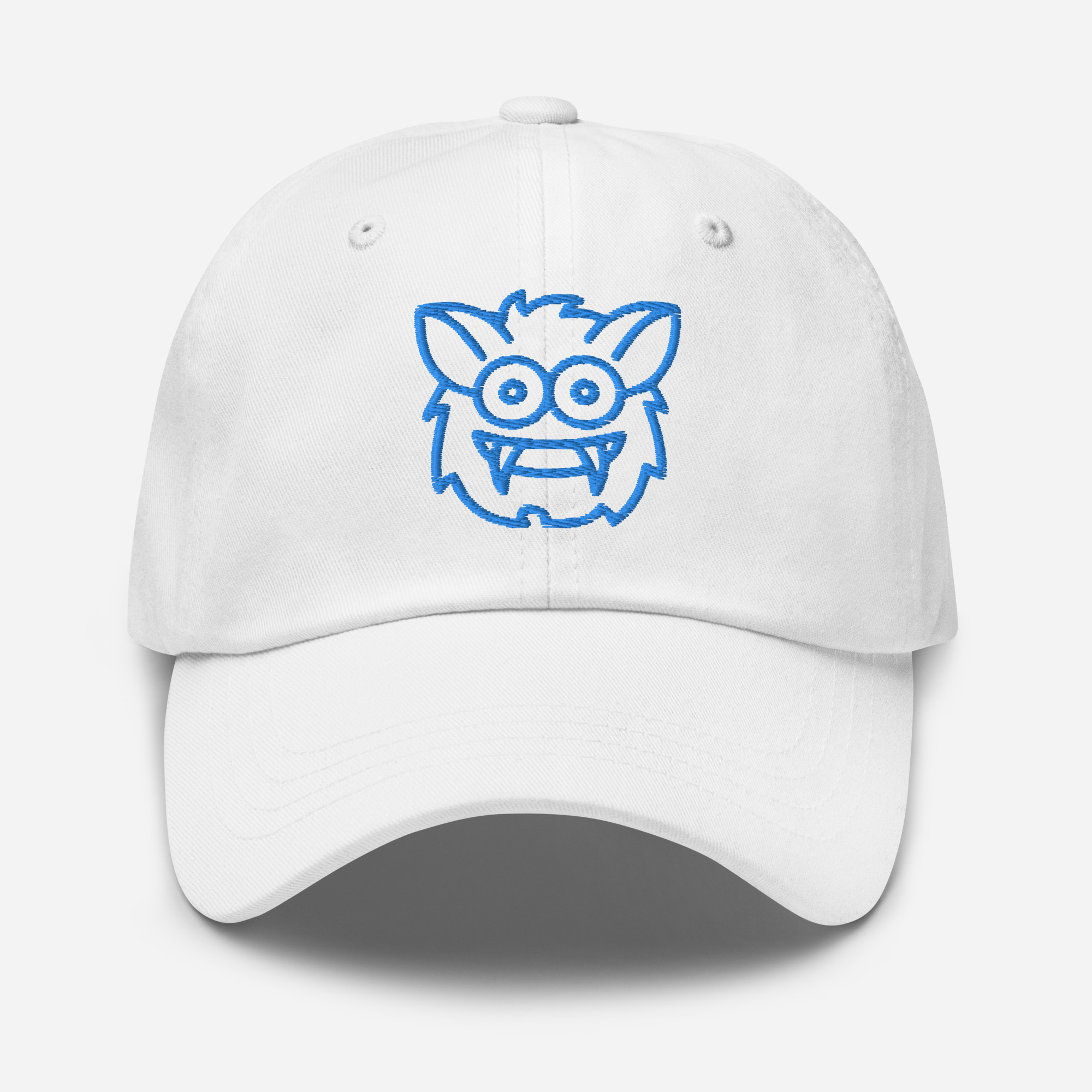 Pickleball Monsta Unstructured Hat - Rally (Sky/White) - Outline