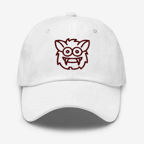 Pickleball Monsta Unstructured Hat - Rally (Maroon/White) - Outline