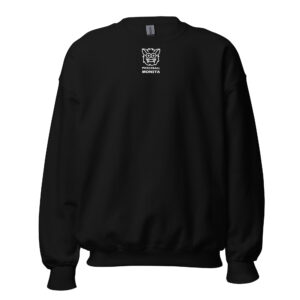 Pickleball Monsta Unisex Crew Neck Sweatshirt - Black - Rally