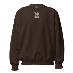 Pickleball Monsta Unisex Crew Neck Sweatshirt - Chocolate - Rally