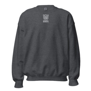 Pickleball Monsta Unisex Crew Neck Sweatshirt - Dark Heather - Rally
