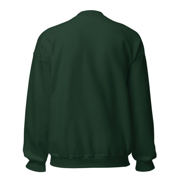 Pickleball Monsta Unisex Crew Neck Sweatshirt - Forest Green- Rally - Image 2