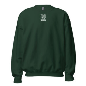 Pickleball Monsta Unisex Crew Neck Sweatshirt - Forest Green- Rally