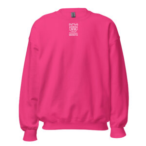 Pickleball Monsta Unisex Crew Neck Sweatshirt - Pink - Rally
