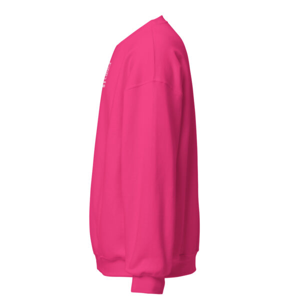Pickleball Monsta Unisex Crew Neck Sweatshirt - Pink - Rally - Image 3