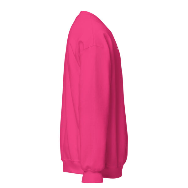 Pickleball Monsta Unisex Crew Neck Sweatshirt - Pink - Rally - Image 4