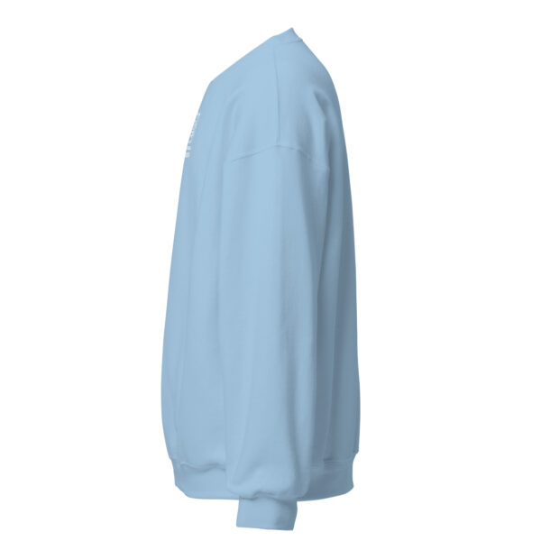 Pickleball Monsta Unisex Crew Neck Sweatshirt - Light Blue - Rally - Image 3