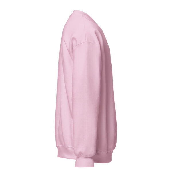 Pickleball Monsta Unisex Crew Neck Sweatshirt - Light Pink - Rally - Image 4