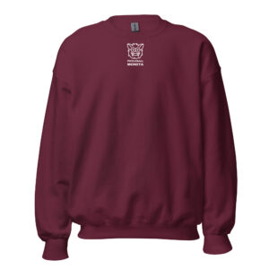 Pickleball Monsta Unisex Crew Neck Sweatshirt - Maroon - Rally