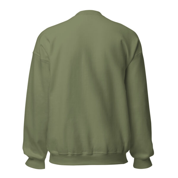 Pickleball Monsta Unisex Crew Neck Sweatshirt - Olive - Rally - Image 2