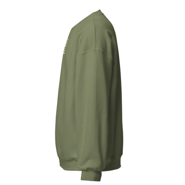Pickleball Monsta Unisex Crew Neck Sweatshirt - Olive - Rally - Image 3