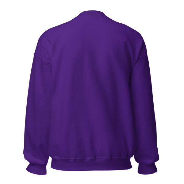 Pickleball Monsta Unisex Crew Neck Sweatshirt - Purple - Rally - Image 2