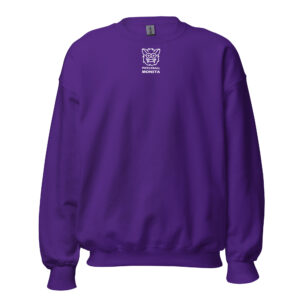 Pickleball Monsta Unisex Crew Neck Sweatshirt - Purple - Rally