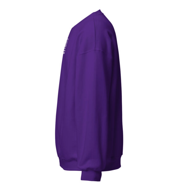Pickleball Monsta Unisex Crew Neck Sweatshirt - Purple - Rally - Image 3
