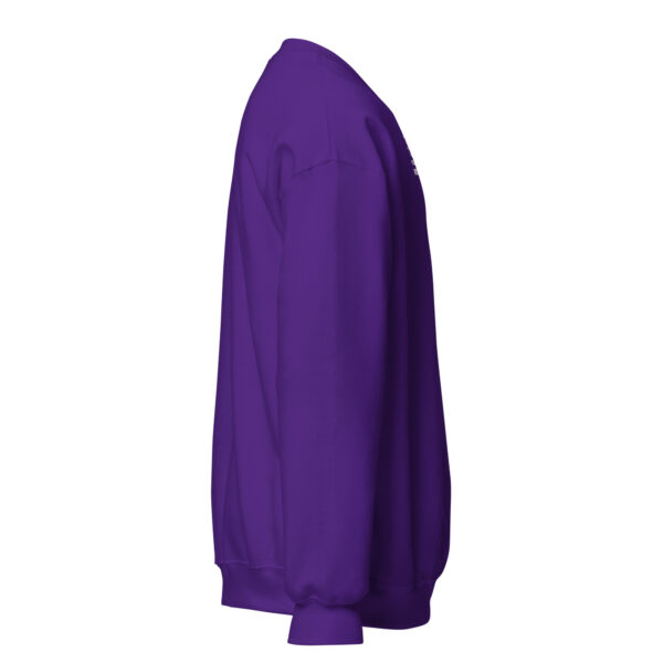 Pickleball Monsta Unisex Crew Neck Sweatshirt - Purple - Rally - Image 4