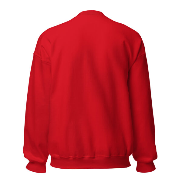 Pickleball Monsta Unisex Crew Neck Sweatshirt - Red - Rally - Image 2