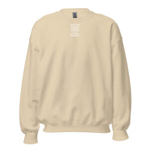 Pickleball Monsta Unisex Crew Neck Sweatshirt - Sand - Rally