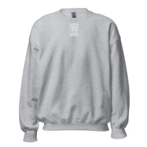 Pickleball Monsta Unisex Crew Neck Sweatshirt - Sport Gray - Rally