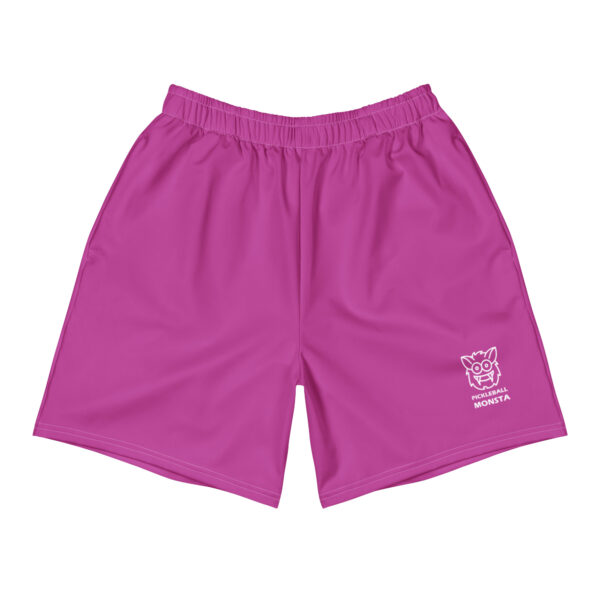 Pickleball Monsta Unisex Shorts - Pink - Rally