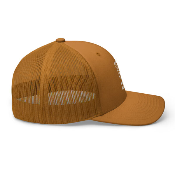 Pickleball Monsta Structured Hat - White on Copper - Rally - Image 3