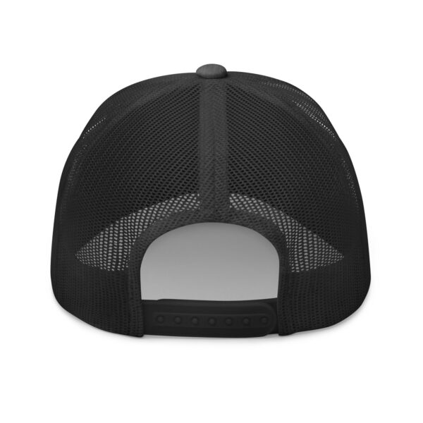 Pickleball Monsta Structured Hat - White on Charcoal Heather - Rally - Image 2