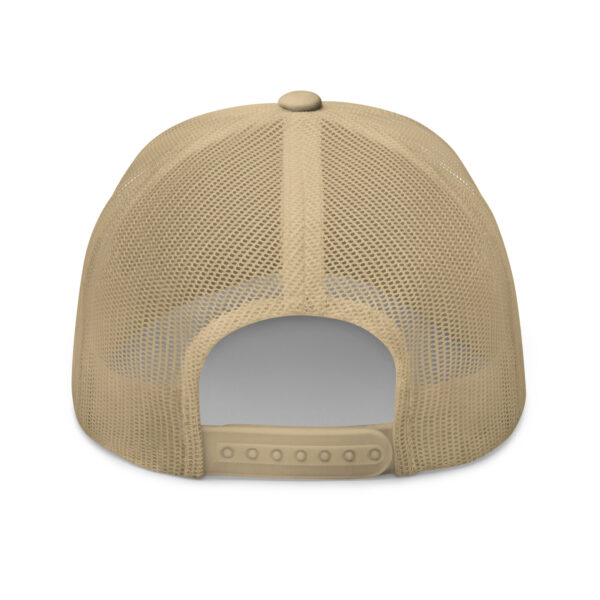 Pickleball Monsta Structured Hat - White on Khaki - Rally - Image 2