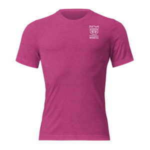 Pickleball Monsta Short Sleeve Shirt - Berry - Rally (Front/Back)