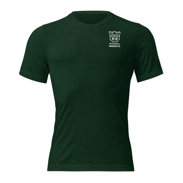 Pickleball Monsta Short Sleeve Shirt - Emerald - Rally (Front/Back)