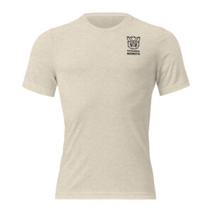 Pickleball Monsta Short Sleeve Shirt - Oatmeal - Rally (Front/Back)