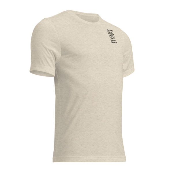 Pickleball Monsta Short Sleeve Shirt - Oatmeal - Rally (Front/Back) - Image 3