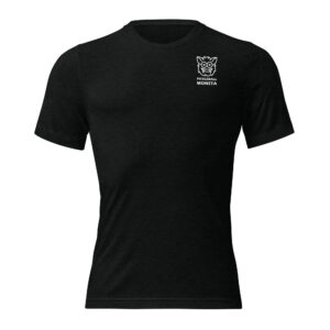 Pickleball Monsta Short Sleeve Shirt - Black - Rally (Front/Back)