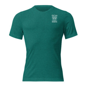Pickleball Monsta Short Sleeve Shirt - Teal - Rally (Front/Back)