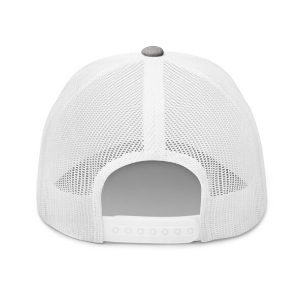 Pickleball Monsta Structured Hat - Kiwi on Gray Heather & White - Rally (Solid) - Image 2