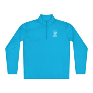 Pickleball Monsta Lightweight Unisex Quarter Zip Pullover – Atomic Blue