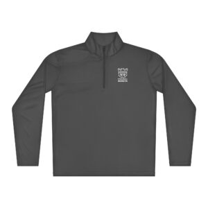 Pickleball Monsta Lightweight Unisex Quarter Zip Pullover – Iron Gray