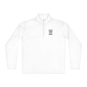 Pickleball Monsta Lightweight Unisex Quarter Zip Pullover - White