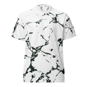 Pickleball Monsta Unisex Short Sleeve Jersey – Splatter – Forest